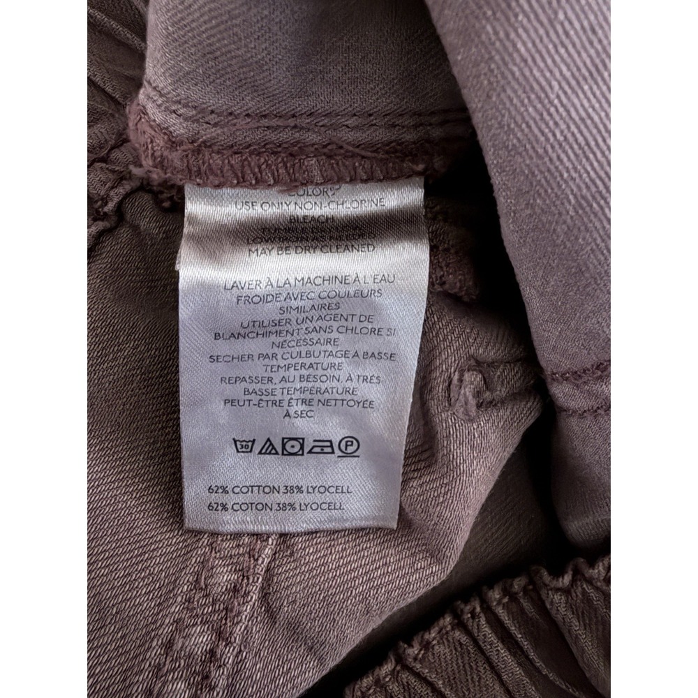 NWT Anthropologie Pilcro Tie Waist Wide Leg Pants L Tall Cocoa - Picture 4 of 11